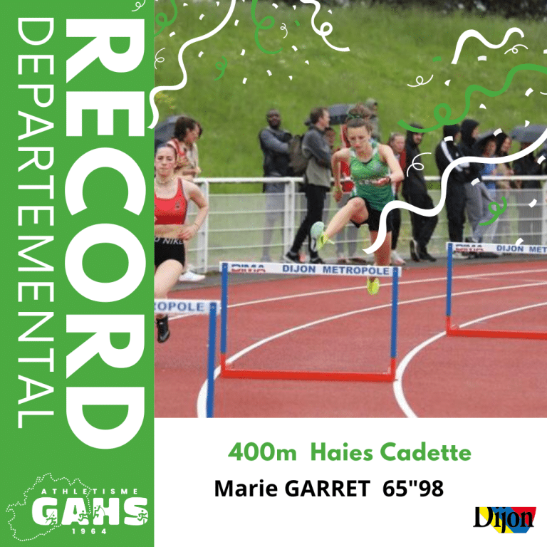 GAHS Marie 400m haies